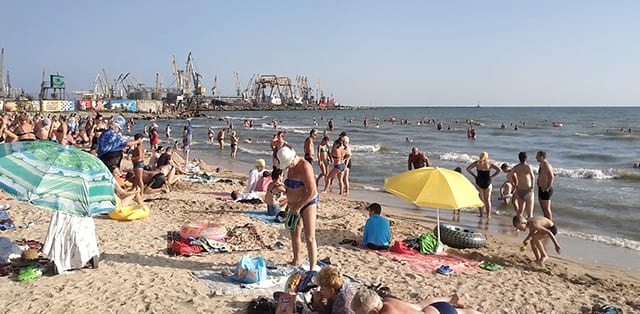 Пляж Лиски №1 в Бердянске