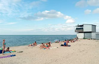 Пляж Лодочная станция в Бердянске