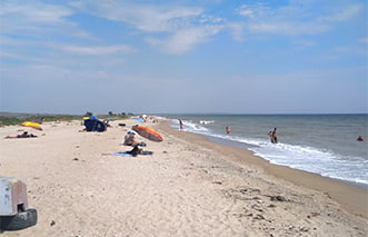 Пляж Дикий Верховая в Бердянске