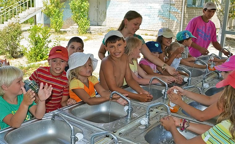Відпочинок у Бердянську у дитячому таборі